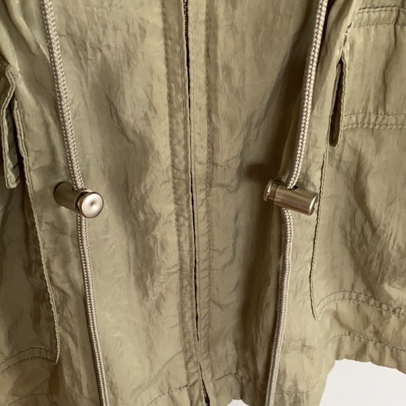 GAP HOODED JACKET WITH CINCH WAIST - Picture 8 of 14